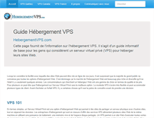 Tablet Screenshot of hebergementvps.com